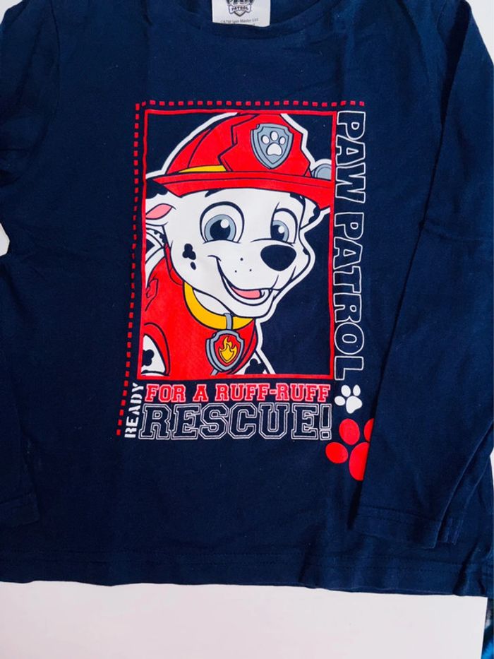 T-shirt manche longue pat patrouille - photo numéro 2