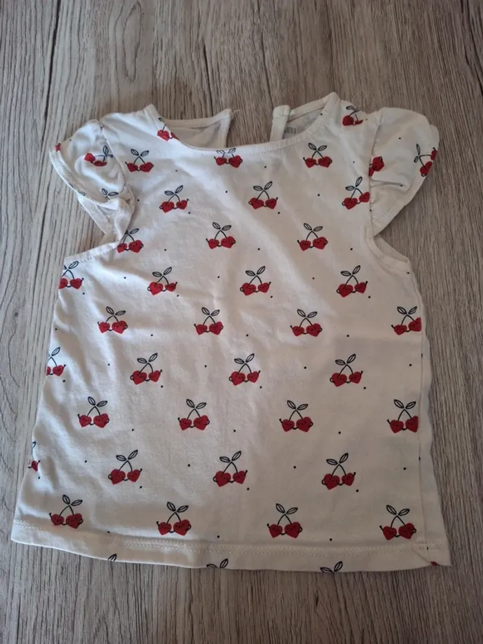 Ensemble salopette short tee-shirt kiabi 12 mois - photo numéro 5