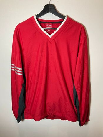 Sweat coupe-vent léger pour homme Adidas Golf rouge taille M 179