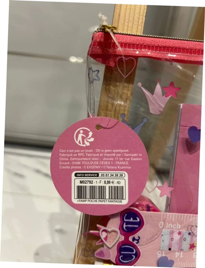 Sets trousse d’école Fille + Stylo 6 couleurs Licorne - photo numéro 3