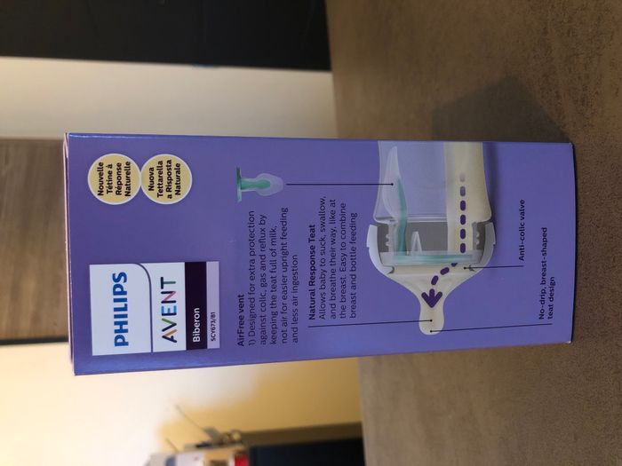 Philips AVENT - Biberon 260ml Natural Response AirFree Vent - photo numéro 4