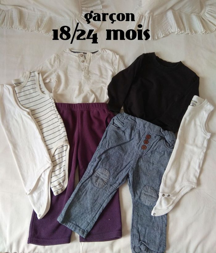 Lots vêtements garçon 90/92cm/18/24 + 6 paires de chaussures t:21 - photo numéro 7