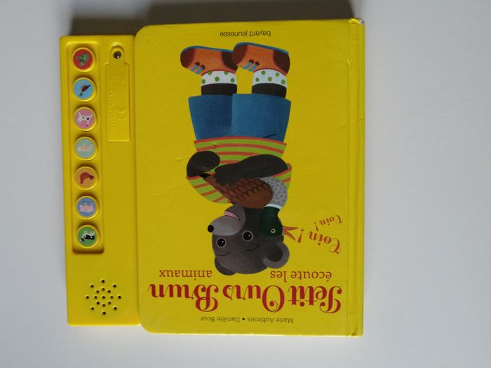 livre sonore petit ours brun