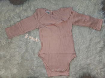 Barboteuse rose bébé - Taille 60 (env. 3 mois) - Neuve