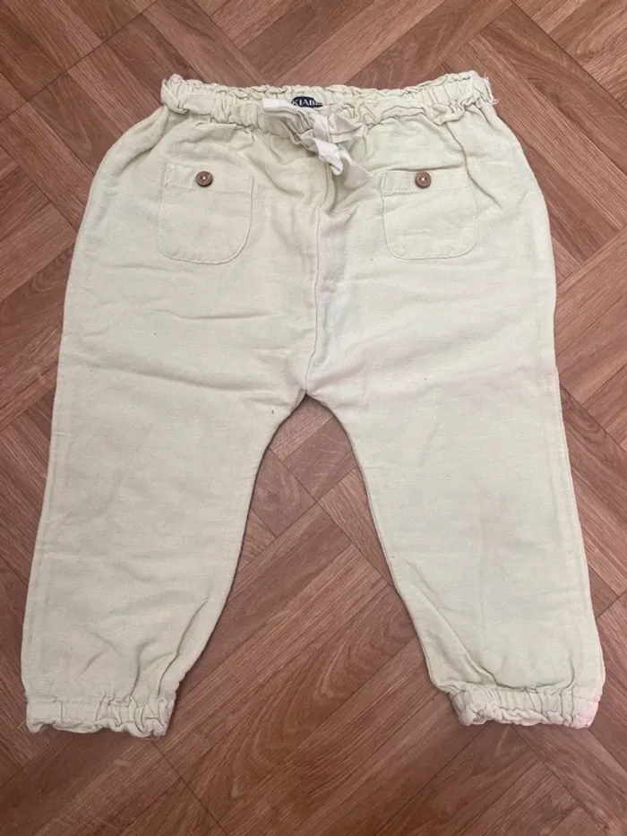 Pantalon cargo beige taille 18 mois Kiabi