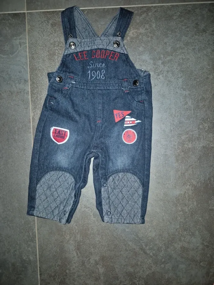 Lot de 3 salopettes bébé garçon 6 mois - photo numéro 6