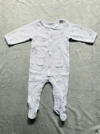 Pyjama velours, taille 12 mois
