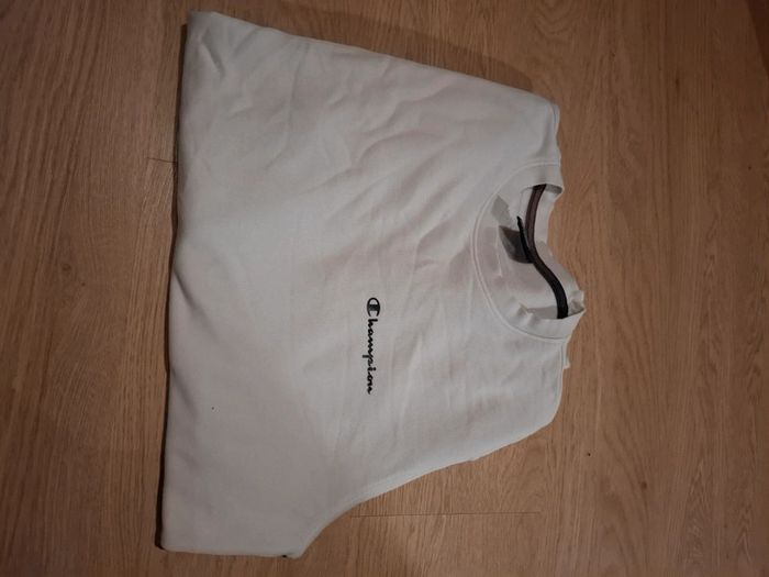 Pull champion homme blanc