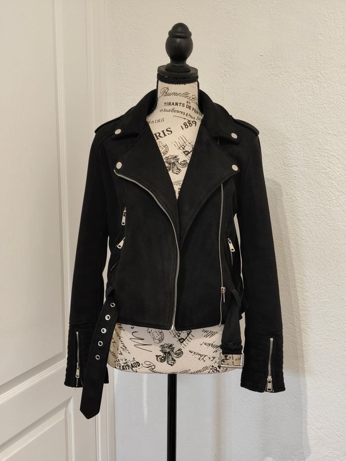 Veste coupe perfecto effet Daim