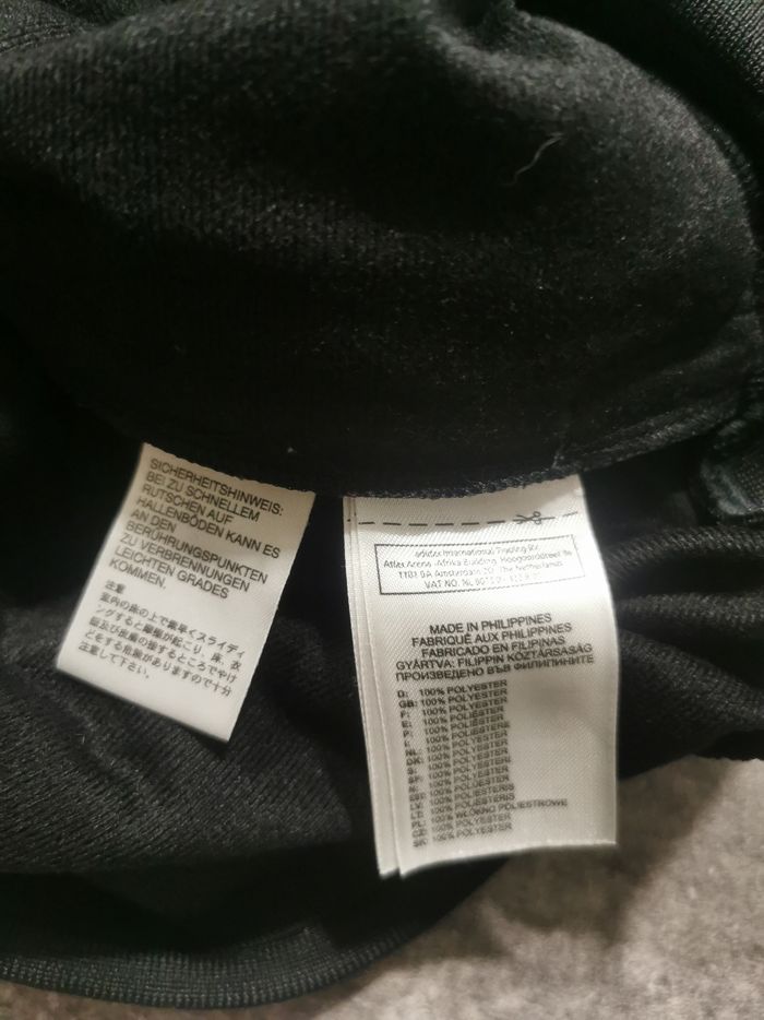 Veste vintage Adidas Chile 62 noir satiné année 2010 - photo numéro 9