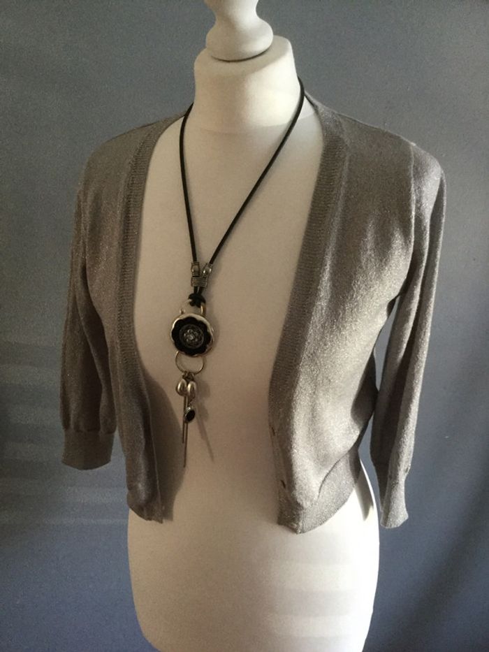 Petit gilet scintillant Naf Naf - photo numéro 2