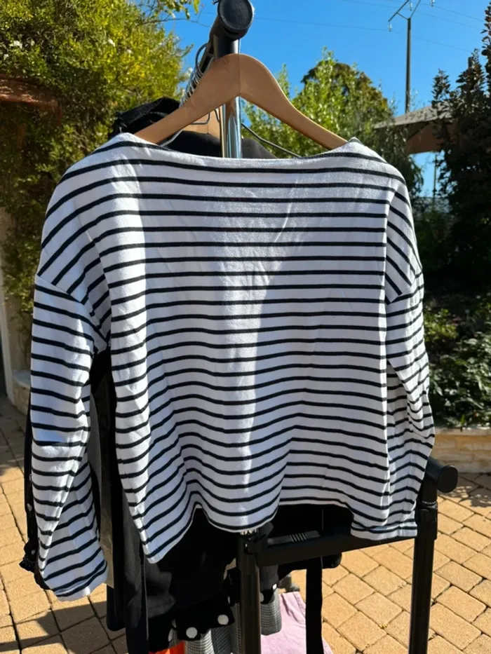 T-shirt marinière Camaïeu - photo numéro 4