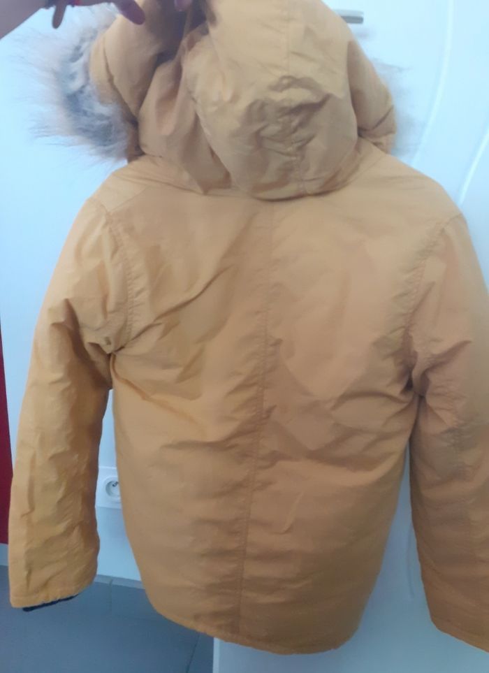 Manteau jaune neuf 12 ans Dpam - photo numéro 3