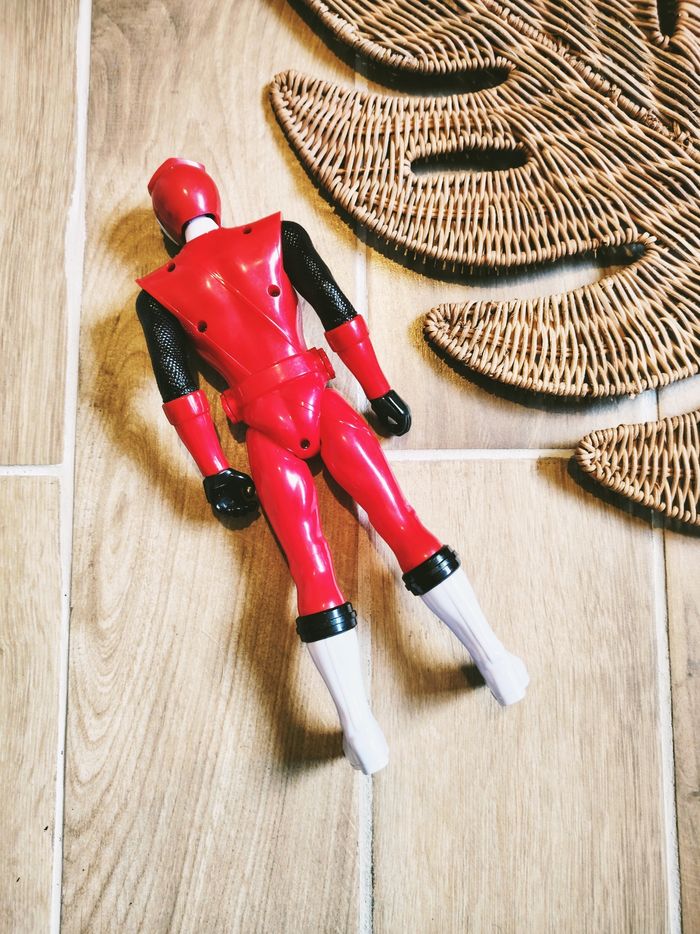 🙅 Power rangers ninja steel grande figurine du ranger rouge marque Bandai - photo numéro 3