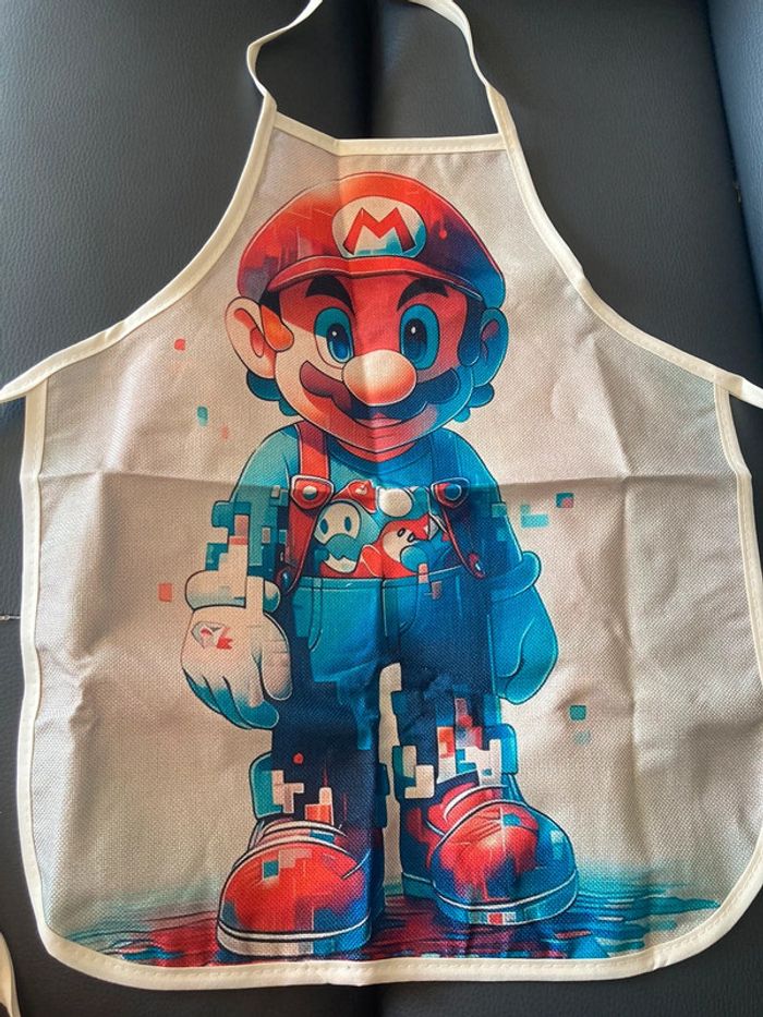 Tablier mario enfant - photo numéro 2