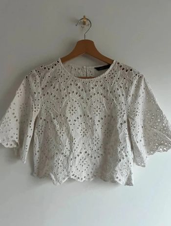 Haut broderie Zara