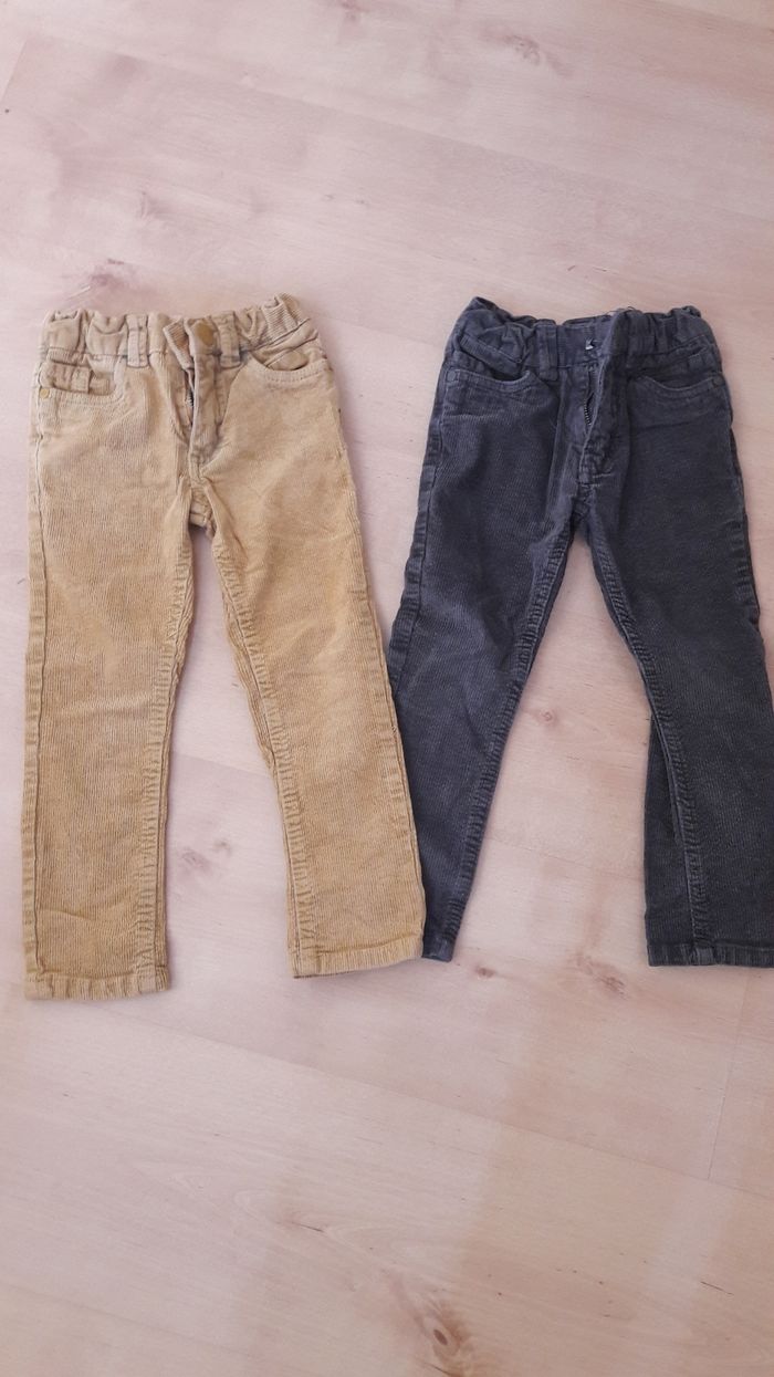 Pantalon Chicco Pour Bébé Mixte - Lot De 2 - 100% Coton - Lavable En Machine - Confortable Et Doux - Taille Unique