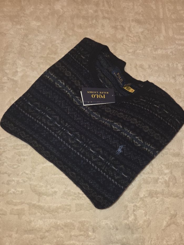 🧶 Pull Ralph Lauren Homme 100% Laine logo brodé – Taille XL – Neuf avec étiquette - photo numéro 7
