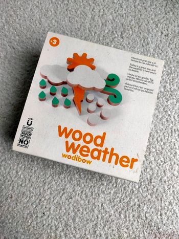 Jeu de météo en bois Wobidow