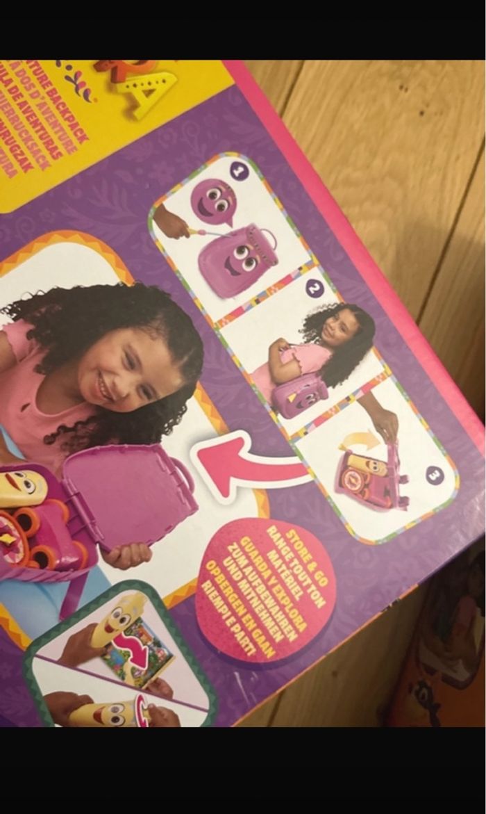 Lot poupée poupon dora + sac à dos - photo numéro 7