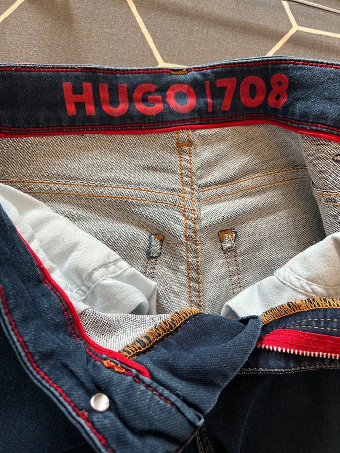 Jean 708 brut rinse wash 12 ans/XS - Hugo Boss - photo numéro 8