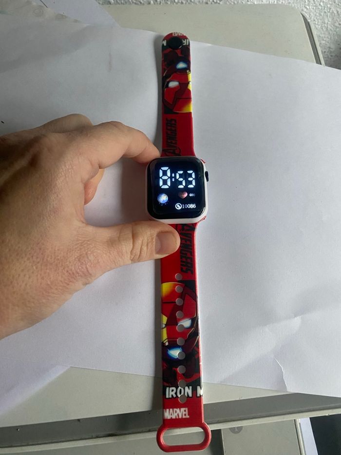 Montre digitale iron man - photo numéro 4