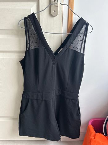 Combi short noir soirée