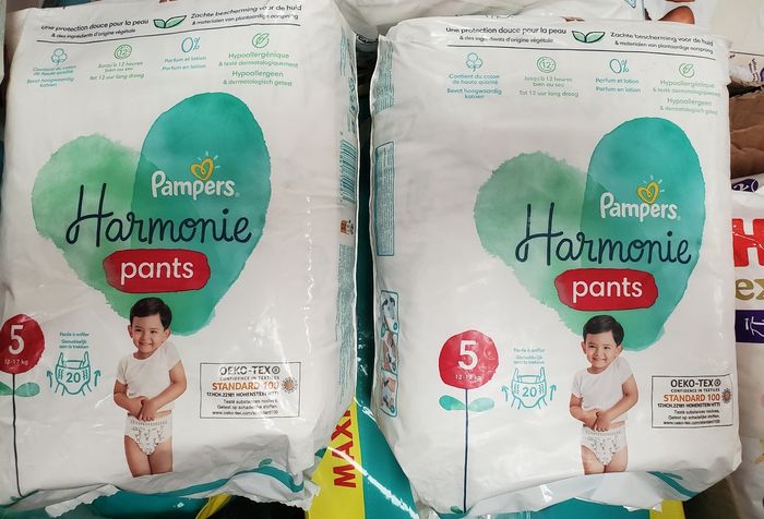 couches Culottes pampers Harmonie taille 5, 2 paquet.