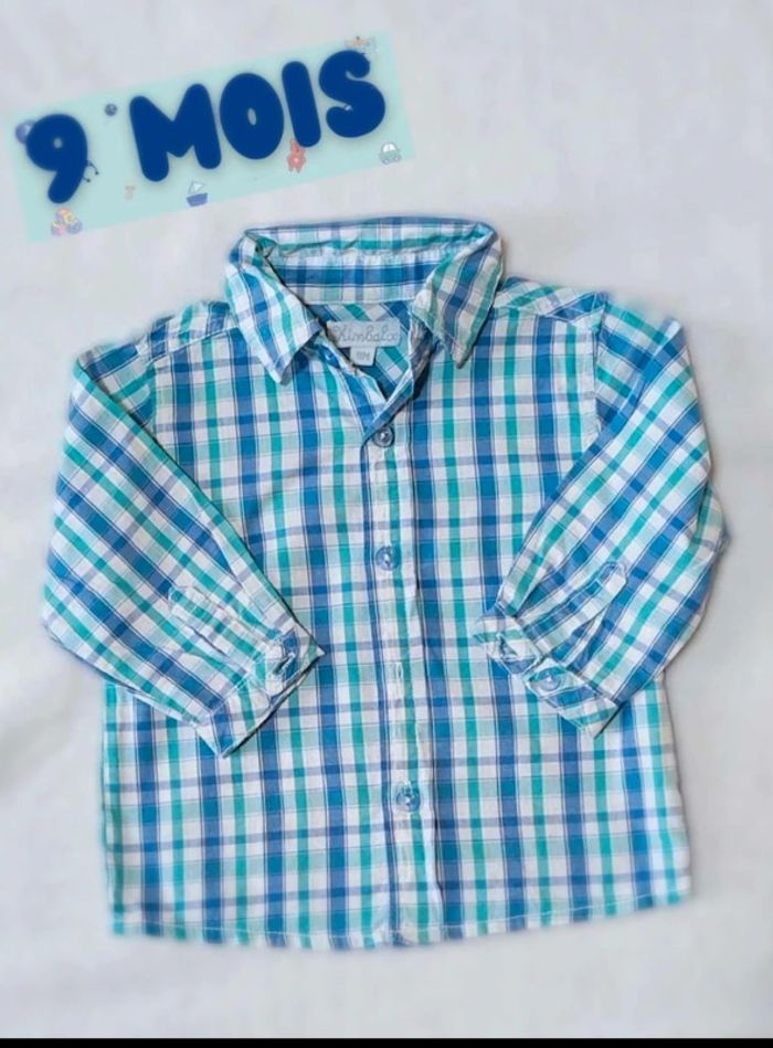 Chemise  manches longues  9  mois
