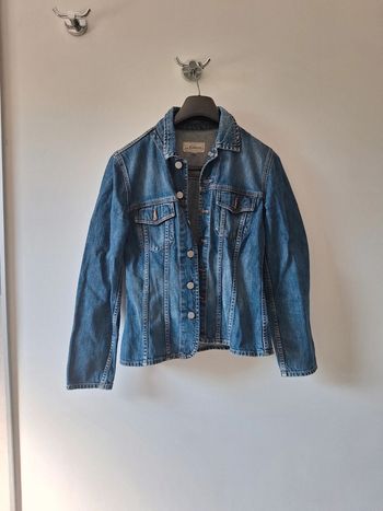 Veste jean bleue femme t40
