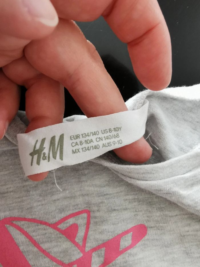 Tee-shirt H&M T 8 /10 ans - photo numéro 2