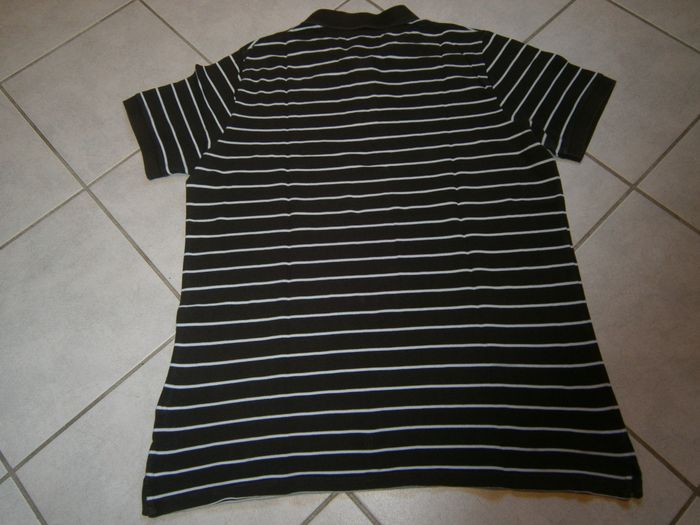 Polo MC rayé marron CELIO Taille 2XL - photo numéro 4