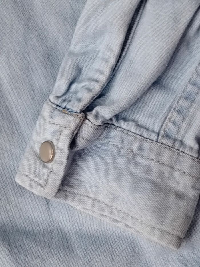 Chemise en jean léger bleu garçon 9/10 ans LC waikiki - photo numéro 11