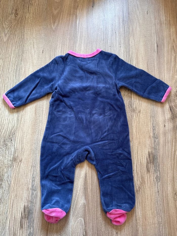 Lot 2 pyjamas velours 6 mois Mots d’enfants - photo numéro 4