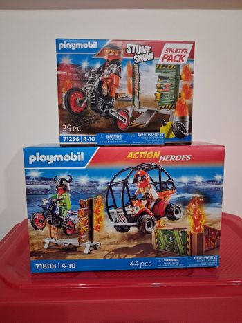 2 playmobil  de cascade 