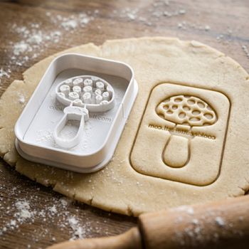 Emporte-pièce Champignon à Pois - Découpoir Biscuit et Pâte à Sucre