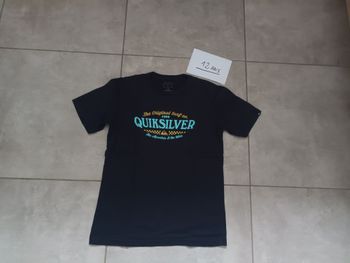 T-shirt manches courtes marine 12 ans Quiksilver
