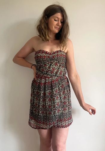 Robe bustier mango
