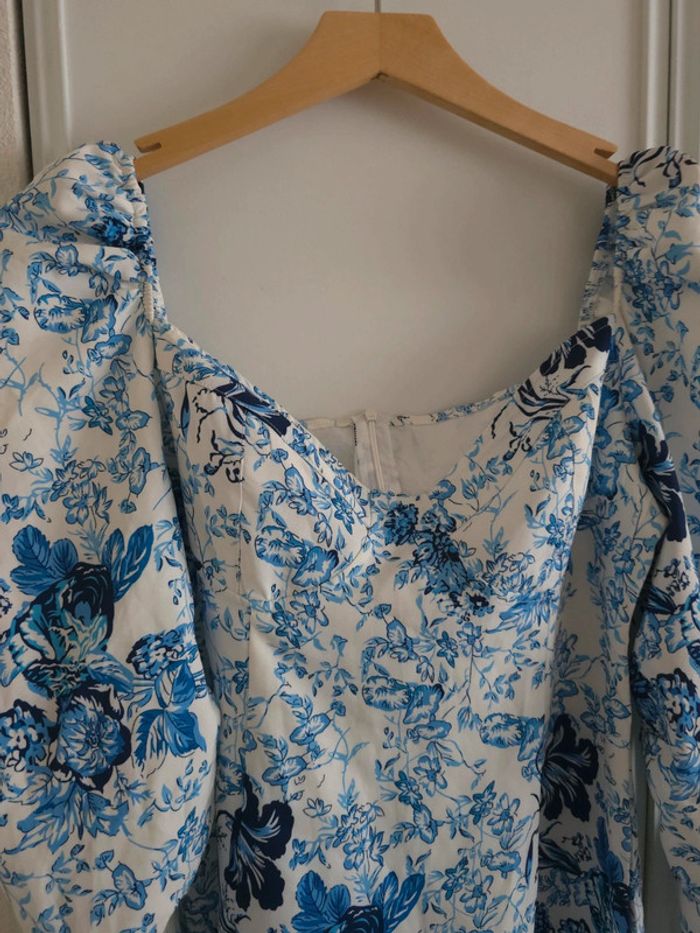 Robe mini manches bouffantes taille L - photo numéro 5