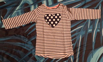 Tee-shirt manches longues Cœur Okaïdi 4 ans