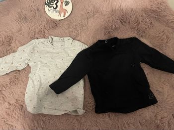 Lot de deux tee shirt manche longue