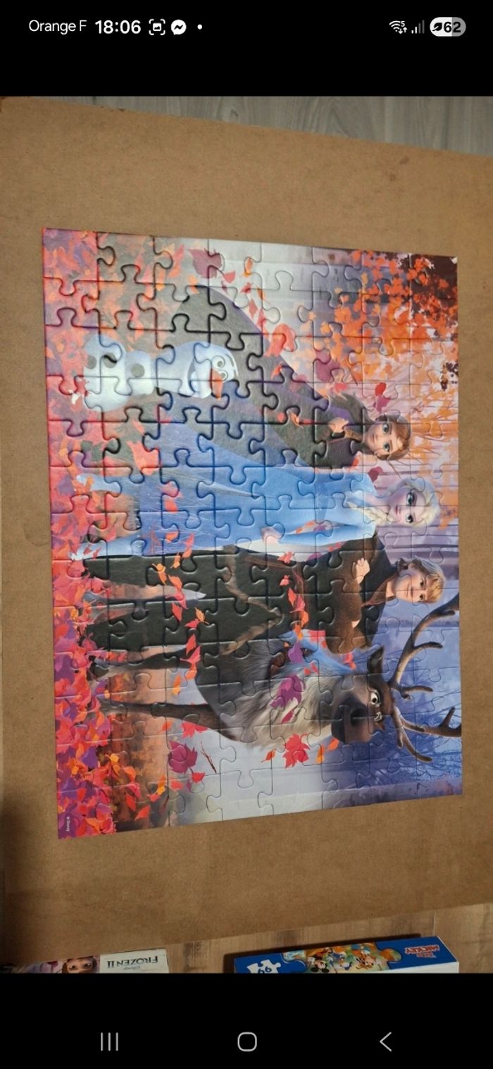Puzzle 100 pièces La reine des neiges 2 - photo numéro 4