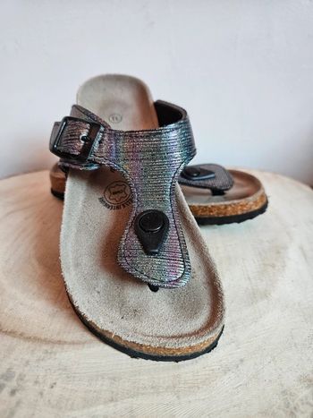 Tongs Noir Argenté Sea Line Pointure 31 💿