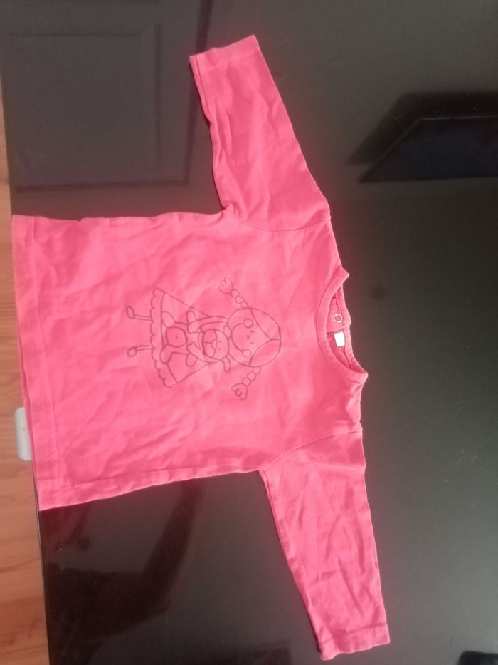 Tee-shirt manche longue fin taille 12mois - photo numéro 4