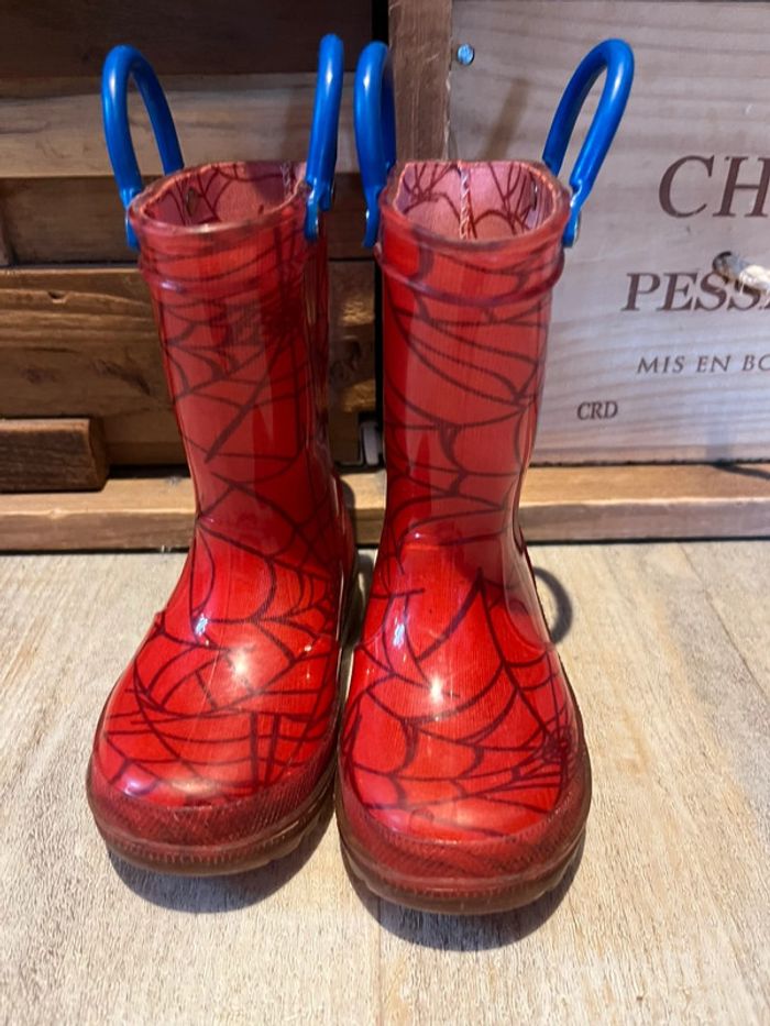 Bottes de pluie spiderman - photo numéro 2