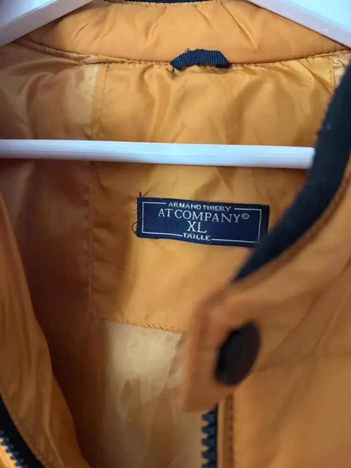 Blouson homme moutarde - photo numéro 3