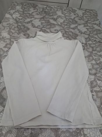 Sous pull blanc 6-7 ans