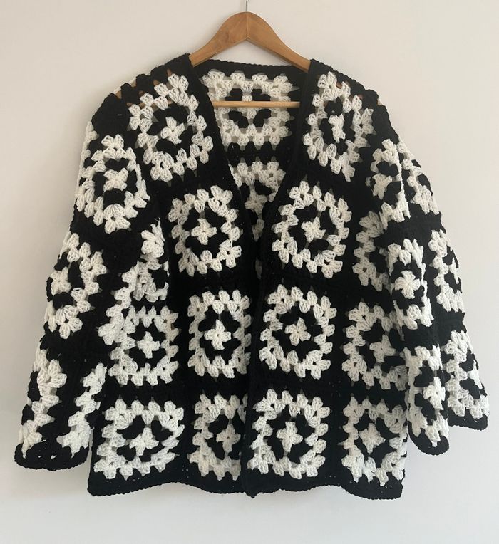 veste crochet granny fait main - photo numéro 5