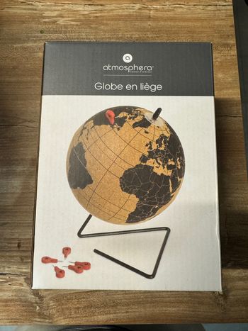 Globe voyage épingle atmosphera