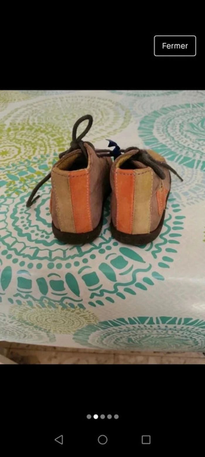 Chaussure cuir dinosaure - photo numéro 2
